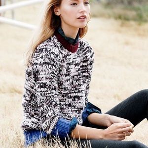 Marked Color Block Sweater